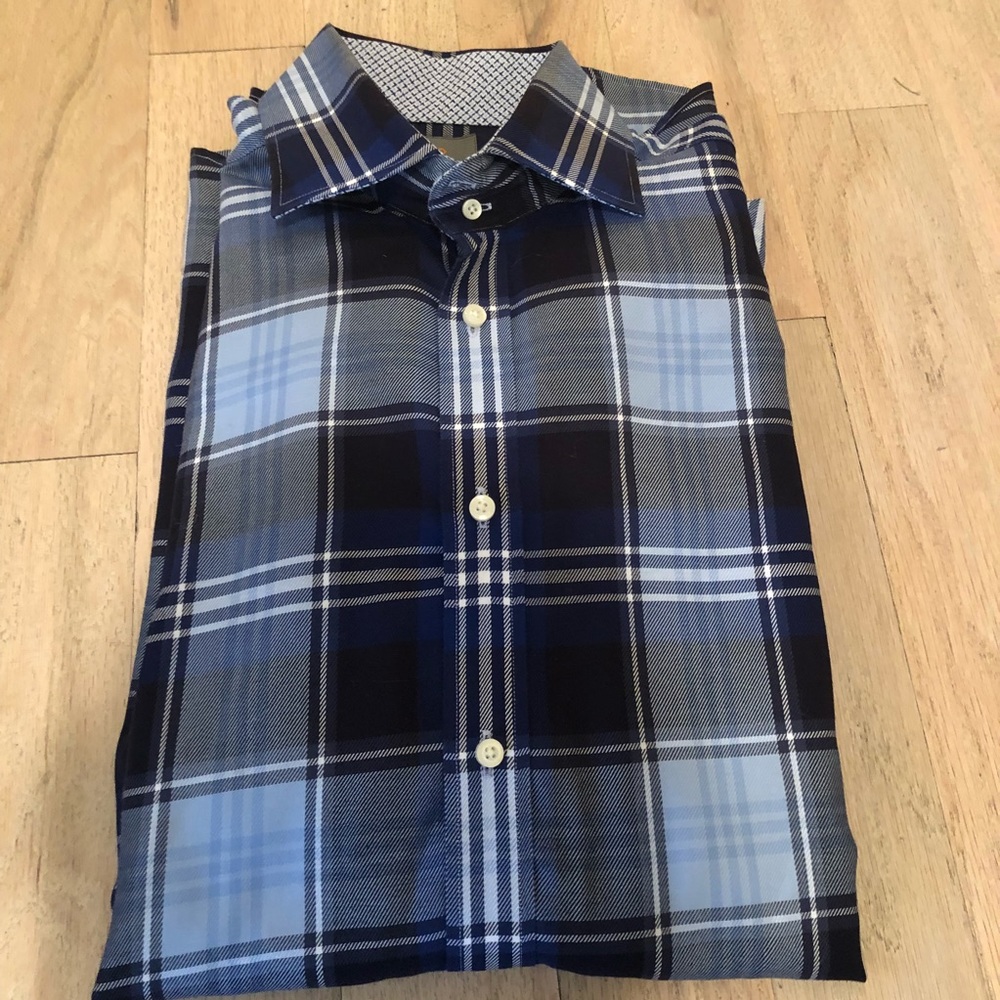 Thomas Dean Men’s Button Button Up Shirt - image 7